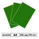 400 мкр не прозрачная GRAIN зеленая обложка А4