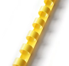 Пластиковая пружина Ф32 мм (50 шт) ЖЕЛТАЯ