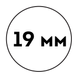 Пластикова пружина Ф19 мм (10 шт) БІЛА