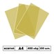400 мкр полупрозрачная SATIN желтая обложка А4