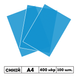 400 мкр полупрозрачная SATIN синяя обложка А4