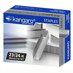 Скобы для степлера 23/24 Kangaro, 1000 шт.