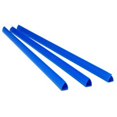 Планка-зажим 10мм синяя (100 шт)