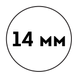 Пластикова пружина Ф14 мм (100 шт) БІЛА