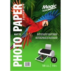 Фотопапір 110 г/м2 формат А3 100 аркушів матовий Magic