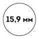 Металлическая пружина 16,0 мм БЕЛАЯ, А4 (40шт)