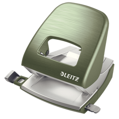 Діркопробивач настільний металевий Leitz New NeXXt Style, 30 аркушів, колір зелений
