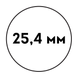 Металева пружина 25,4 мм БІЛА, А4 (40 шт)