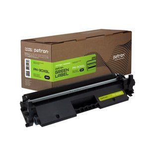 Тонер-картридж совместимый HP 30X (CF230X) Green Label Patron (PN-30XGL)
