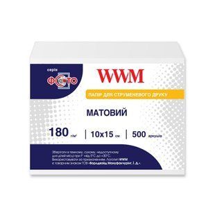 Фотобумага 180 г/м2 10х15 500 листов матовая WWM