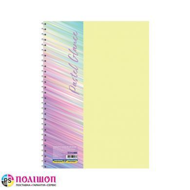 Блокнот А5 на бічній спіралі 80 арк. клітинка Economix Pastel Glance асорті (E20308)