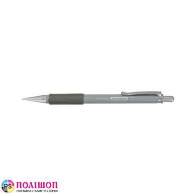 Олівець механічний BUROMAX Classical, HB 0.5 мм, з грипом, сірий корпус