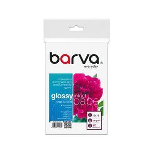 Фотобумага 230 г/м2 формат 10x15 20 листов глянцевая Everyday Barva