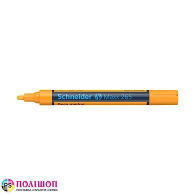 Маркер меловой SCHNEIDER MAXX 265 2-3 мм оранжевый