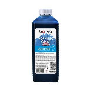 Чернила BARVA для Canon GI-41 CYAN 1 л, водорастворимые, голубые