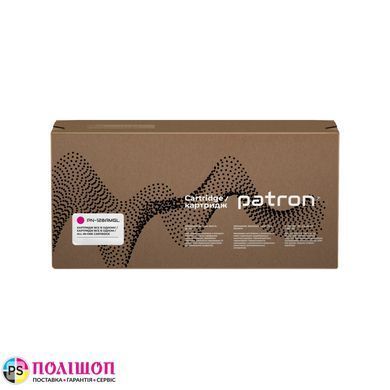 Картридж сумісний HP 128 (CE323A) Green Label, пурпуровий Patron (PN-128AMGL)