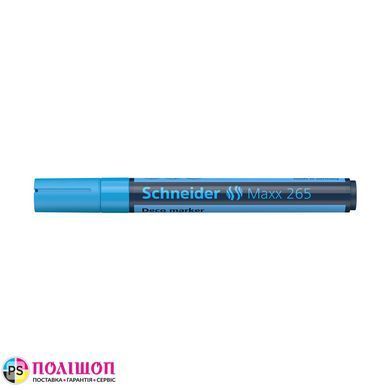 Маркер меловой SCHNEIDER MAXX 265 2-3 мм голубой