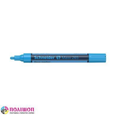 Маркер меловой SCHNEIDER MAXX 265 2-3 мм голубой
