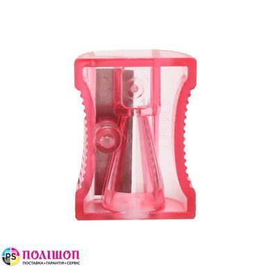Точилка для карандашей DELI EH032 COMIKO без контейнера, 1 отверстие, розовая