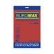 Бумага цветная BUROMAX INTENSIVE EUROMAX, красная, 20 листов, А4, 80 г/м&sup2;