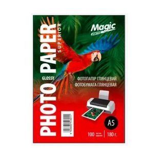 Фотобумага 180 г/м2 формат А5 100 листов глянцевая Magic