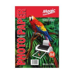 Фотобумага 210 г/м2 формат А4 50 листов глянцевая Magic