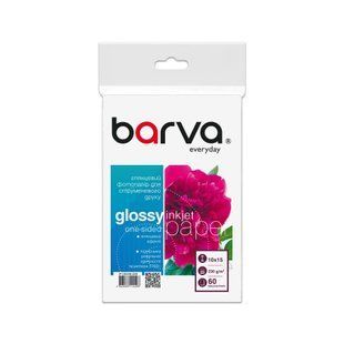 Фотопапір 230 г/м2 формат 10x15 60 аркушів глянцевий Everyday Barva