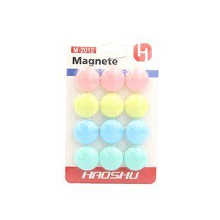 Магниты SIMPLE 20мм 12шт пастельные цвета HAOSHU