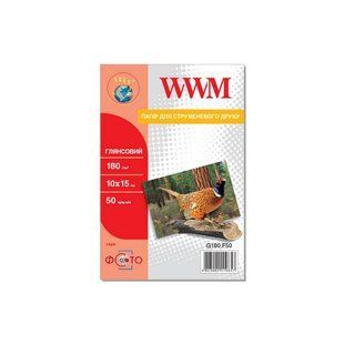 Фотобумага 180 г/м2 10х15 50 листов глянцевая WWM