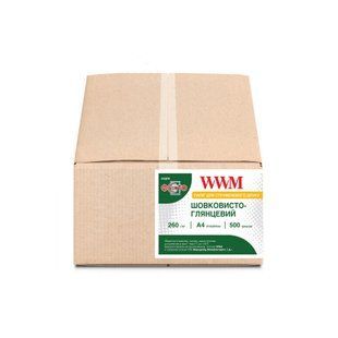Фотопапір 260 г/м2 А4 500 аркушів шовк глянець WWM