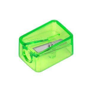 Точилка для карандашей DELI EH034 COMIKO без контейнера, 1 отверстие, зеленая