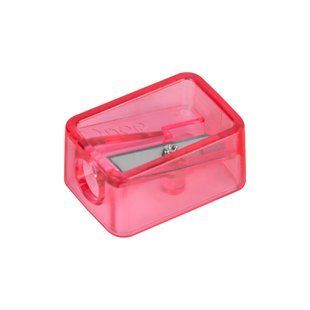 Точилка для карандашей DELI EH034 COMIKO без контейнера, 1 отверстие, розовая