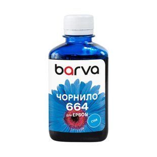 Чернила для Epson 664C специальное 180 мл, водорастворимое, голубое Barva
