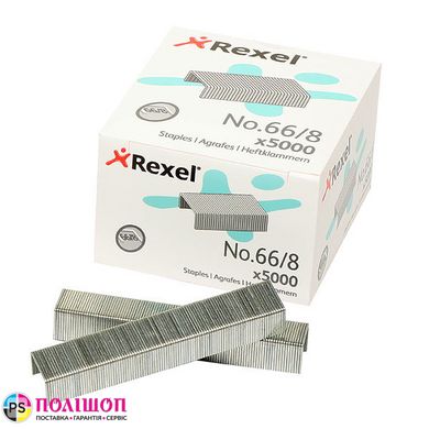 Скобы для степлера REXEL N.66/08 STAPLES, 5000 шт.