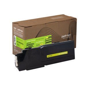 Тонер-картридж совместимый XEROX 106R03533 Green Label, желтый Patron (PN-03533YGL)