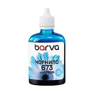 Чернила для Epson 673C специальное 100 мл, водорастворимое, светло-голубые Barva