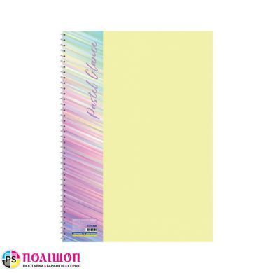 Набір блокнотів на спіралі Economix Pastel Glance А4 80 аркушів у клітинку, 4 шт. пастельні кольори (E20311-SET)