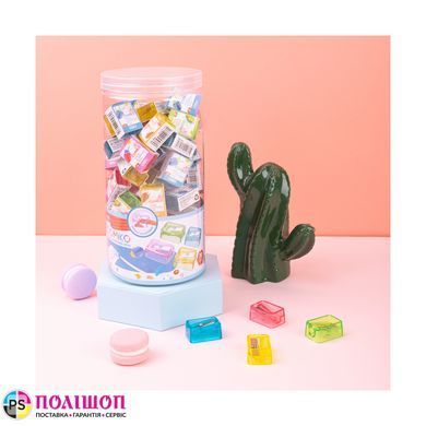 Точилка для олівців DELI EH034 COMIKO без контейнера, 1 отвір, зелена