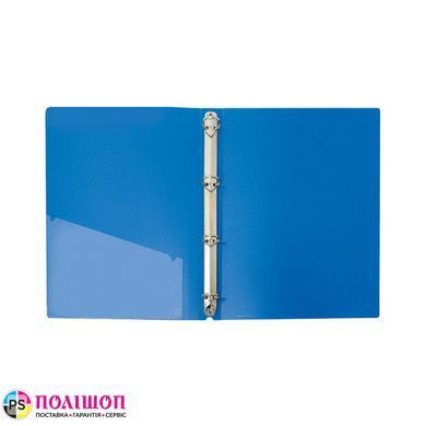 Папка пластикова А4 Economix на 4 кільця, синя