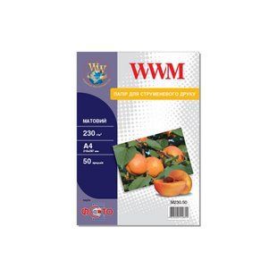 Фотобумага 230 г/м2 А3 100 листов матовая WWM