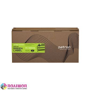Картридж совместимый HP 128A (CE320A) Green Label, черный Patron (PN-128AKGL)