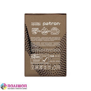 Картридж совместимый HP 124A (Q6001A) голубой Green Label Patron (PN-124ACGL)