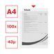 Файлы Esselte Economy А4 PP 43 мкм 100шт. Матовые