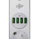 Мережевий фільтр LogicPower F24U4 (4x220V-2500W, 4xUSB-5V/3,4A 17W Auto Max)