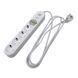 Мережевий фільтр LogicPower F24U4 (4x220V-2500W, 4xUSB-5V/3,4A 17W Auto Max)