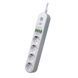Мережевий фільтр LogicPower F24U4 (4x220V-2500W, 4xUSB-5V/3,4A 17W Auto Max)