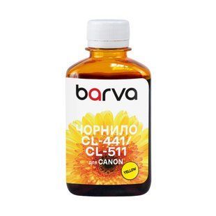 Чернила для Canon CL-441/CLI-521/CL-511 специальное 180 г, водорастворимые, желтые Barva