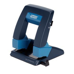 Дырокол RAPID Supreme Press Less SP30 синий, 2 отверстия, до 30 листов