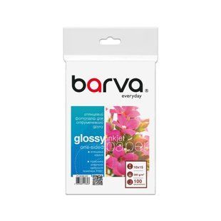 Фотопапір 260 г/м2 формат 10x15 100 аркушів глянцевий Everyday Barva