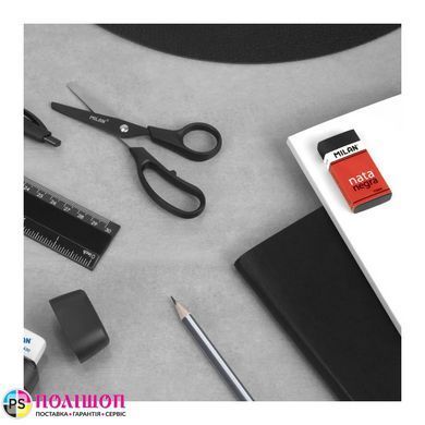 Гумка для олівців MILAN 7024 чорна (5 x 2,3 x 1 см)